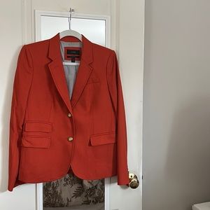 Rust J.Crew Schoolboy Blazer